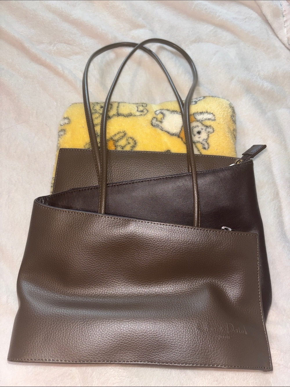 Cleo and Patek Paris Classic Chocolate Brown Women’s Tote Bag